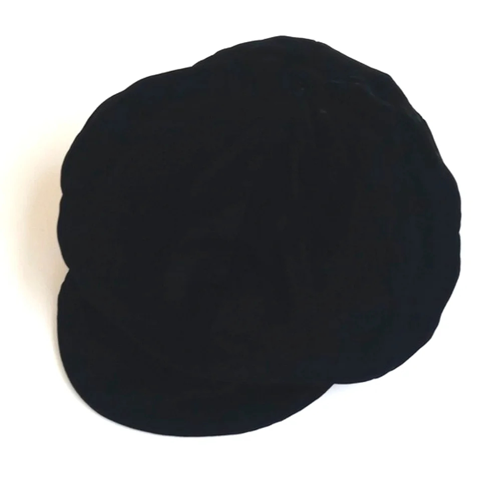 Bergdorf Goodman Vintage Black Velvet Baker Boy Cap By Corinne Hatton Size M